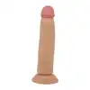 Pretty Love - Keon 8,4" - Realistyczne dildo z przyssawką z elastycznym kręgosłupem i ruchomą skórką. Ponad 21 cm przyjemności!