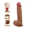 Pretty Love - Orton 17,5 cm. Mega realistyczne dildo z przyssawką z płynnego silikonu. Mocne doznania. 