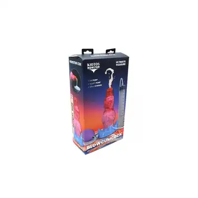 Kiotos Monstar – BlowcumCock. Niesamowite, kolorowe, pompowane dildo monster z opcją wytrysku!