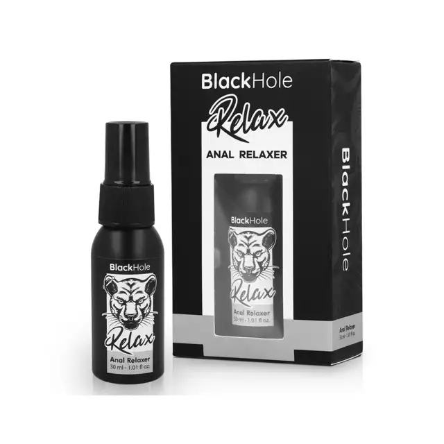Black Hole - Anal Relaxer Spray Explorer 30 ml - Relaksujący spray analny na bazie wody. Efekt rozluźnienia i dodatkowy poślizg w kompaktowym opakowaniu.