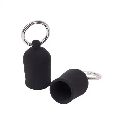 Kiotos - Silicone Leech Suckers Small - Silikonowe przyssawki na sutki z O-ringami. Miękkie i przyjemne dla skóry. Wysoka jakość!