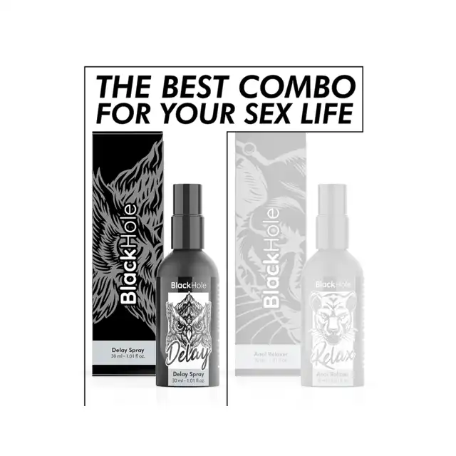 Black Hole - Delay Spray 30 ml - Spray wspierający opóźnienie wytrysku. Delikatny efekt chłodzenia!