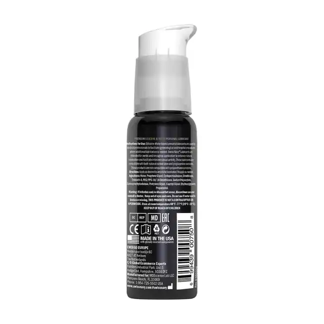 Swiss Navy - Hybrid 29,5 ml - Lubrykant hybrydowy premium, łączący formułę silikonową z wodną. Kompatybilny z zabawkami, prezerwatywami i ciałem! 