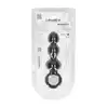 Levelz – Beaded Anal Probe With Loop. Czarna silikonowa wtyczka analna segmentowana i mocno stymulująca