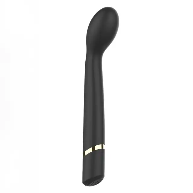 Ibiza -  G-Spot Vibrator USB. Czarny eleganvki wysokiej jakości wibrator z wygięciem do punktu G