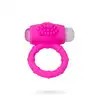 A-Toys - Nevy Powerful Cock Ring Ø2,5 cm - Silikonowy pierścień wibrujący dla par - wzmocnienie erekcji + stymulacja łechtaczki.