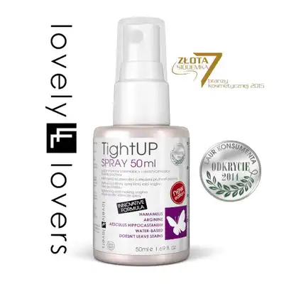 Lovely Lovers - Tight Up Spray 50ml - Spray ścieśniający i uelastyczniający ściankę pochwy, "efekt dziewicy" w kilka minut! Nagradzany bestseller!