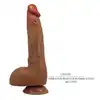 Beautiful - Wilks 9,8" Rotating &amp; Thrusting  Dildo - Realistyczny wibrator-dildo z przyssawką z ruchem posuwistym i rotacyjnym. 25 cm przyjemności.