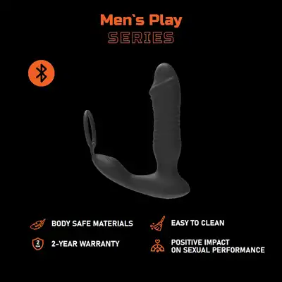 Erospace – B5. Masażer prostaty funkcja thrustingu i wibracji sterowany aplikacją. 