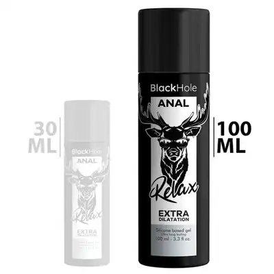 Black Hole  - Gel Silicone Base Anal Dilation 100 ml - Silikonowy lubrykant analny o delikatnym efekcie relaksującym. Długotrwały poślizg i większy komfort podczas stymulacji analnej.