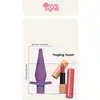 Love Signal - Tingling Touch Vibrating Anal Plug - Uroczy wibrujący korek analny w kolorze fioletowym. Ładowanie USB, wodoodporność IPX6.