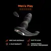 Erospace - Men’s Play B4. Nowoczesny czarny silikonowy masażer prostaty z funkcją ruchu góra-dół i stymulacją krocza! Na pilota