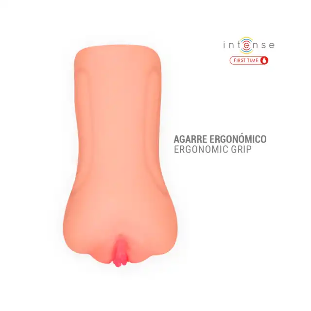 Intense - First Time Erika. Realistyczny masturbator w kształcie pochwy dziewicy z krwią menstruacyjną i błoną dziewiczą