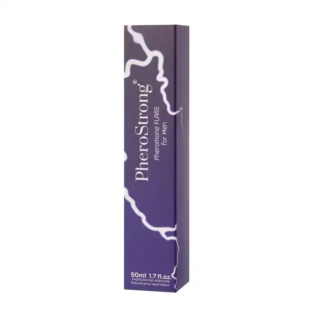 PheroStrong – Flare for Men – perfumy z feromonami dla mężczyzn 50 ml na bazie lawendy, śliwki i oud! Oszałamiające!