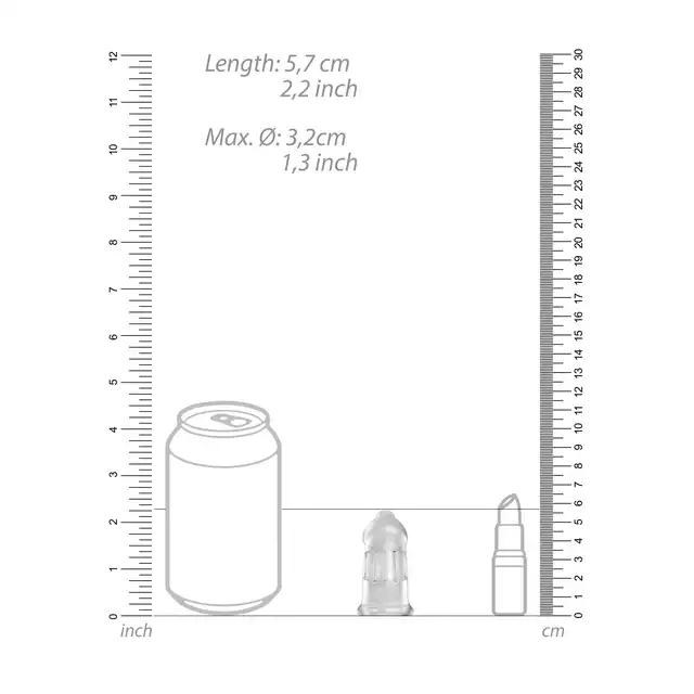 Man Cage -  Model 29 - Tpe Chasity Cage - Nowoczesna, transparentna klatka na penisa. Długość użytkowa 9,5 cm!