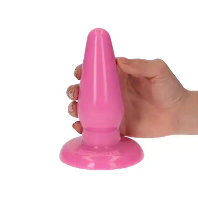 Toyz4Lovers - Ivo Anal Plug 14 cm - Uroczy, różowy korek analny z przyssawką. Made in Italy!