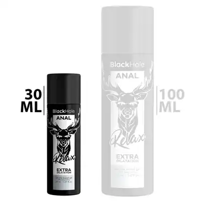 Black Hole  - Gel Silicone Base Anal Dilation 30 ml - Silikonowy lubrykant analny o delikatnym efekcie relaksującym. Długotrwały poślizg i większy komfort podczas stymulacji analnej.