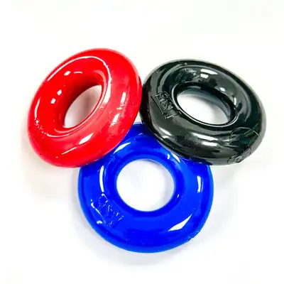 KSB - Max Stretch Cockring 3 Pack - Zestaw 3 elastycznych ringów erekcyjnych. Przedłóż sobie przyjemność!