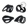 Levelz – Cock &amp; Ball Ring Set Of 4. Zestaw czterech silikonowych podwójnych ringów na penisa, różne wzory!