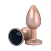 ToyJoy - Hapinnes Shine Like a Star. Złota zatyczka z czarnym kryształkiem.  