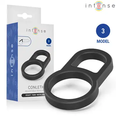 Intense - Conleth Model 3. Podwójny pierścień na penisa, prosta konstrukcja wiele możliwości