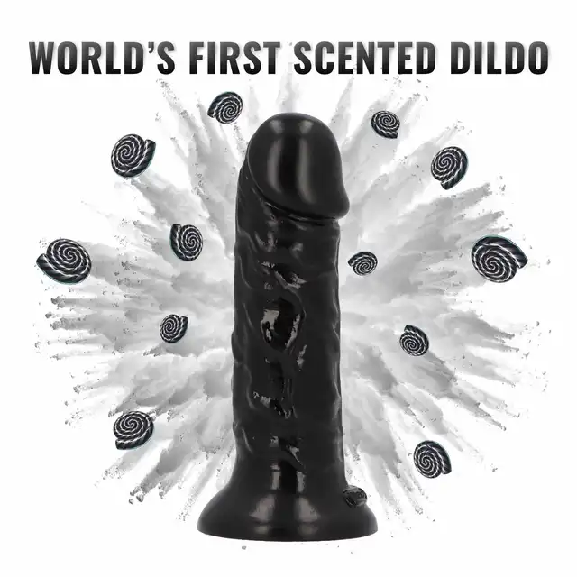 Toyz4Lovers - Tom Liquorice Scented Dildo 15 cm Black - Aromatyzowane, realistyczne małe dildo o zapachu lukrecji. Dodaj zabawie nowego wymiaru.