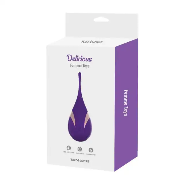 Femme Toys - Delicious Clitoral Stimulator - Punktowy masażer do stymulacji łechtaczki i innych stref erogennych. Precyzyjna stymulacja, kilka trybów wibracji, ładowanie USB.