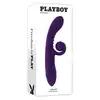 Playboy - Curlicue - Wibrator z elastycznym spiralnym króliczkiem i precyzyjną stymulacją punktu G. 2 niezależne silniki, 10 poziomów wibracji, ładowanie USB.