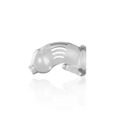 Man Cage -  Model 29 - Tpe Chasity Cage - Nowoczesna, transparentna klatka na penisa. Długość użytkowa 9,5 cm!