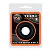 Kiotos Sport Balls – Thick Cockring S. Gruby silikonowy pierścień erekcyjny w kolorze czarnym