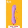 Love Signal - Twin Toned Bold Vibrator - Śliczny wibrator do punktu G z 7 funkcjami wibracji, idealny do zabawy pod prysznicem. 