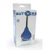 Buttocks - The Cleaner 75 ml Anal Douche. Niebieska kompaktowa gruszka do lewatywy z wygodną końcówką