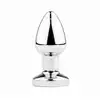 BSeries - Vibration Metal Anal Plug with Remote Control S - nowoczesny i elegancki metalowy korek analny z wibracjami, sterowany pilotem.