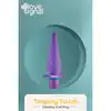 Love Signal - Tingling Touch Vibrating Anal Plug - Uroczy wibrujący korek analny w kolorze fioletowym. Ładowanie USB, wodoodporność IPX6.