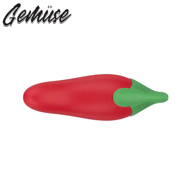 Gemüse - The Cutie Pepper. Przesłodki kompaktowy wibrator papryczka sterowany na pilocik. 