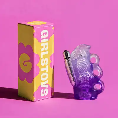 Girls Toys - Wagga Wagga – Żelowy masturbator z bulletem wibrującym i żłobieniami dl dodatkowych doznań.