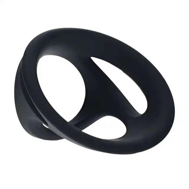Levelz – Cock &amp; Ball Ring Set Of 4. Zestaw czterech silikonowych podwójnych ringów na penisa, różne wzory!