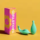 Girls Toys - Stymulator łechtaczki Vik. Clitoral Touch Mint. Silikonowy stymulator łechtaczki z pilotem, ładowany na USB w kolorze miętowym