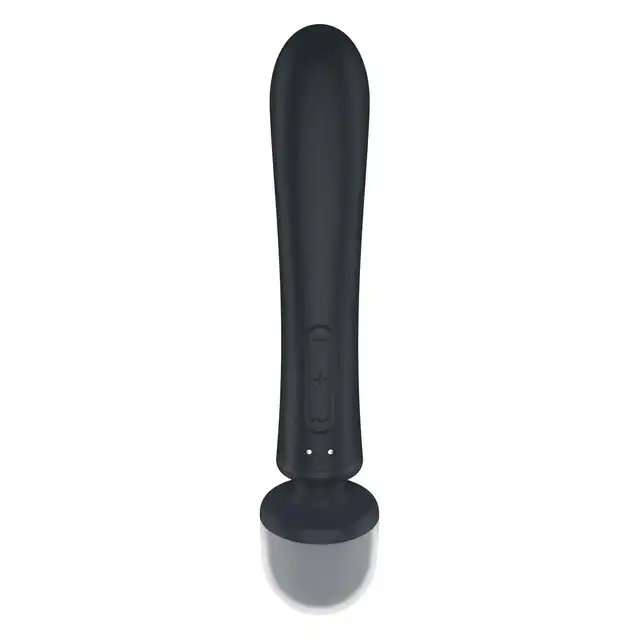 Satisfyer - Triple Lover Black. Wibrator wielofunkcyjny potrójne możliwości, stymulacja łechtaczki, punktu G równocześnie. 