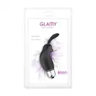 Glamy - Mini Rabbit Black - Uroczy mini wibrujący króliczek w kolorze czarnym do stymulacji łechtaczki. Niewielki rozmiarem, zaskakująco skuteczny w działaniu.