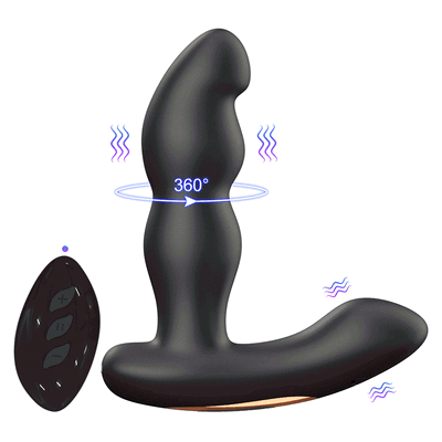 Erospace - B12 Men’s Play. Rotacyjny masażer prostaty z pilotem 360. 