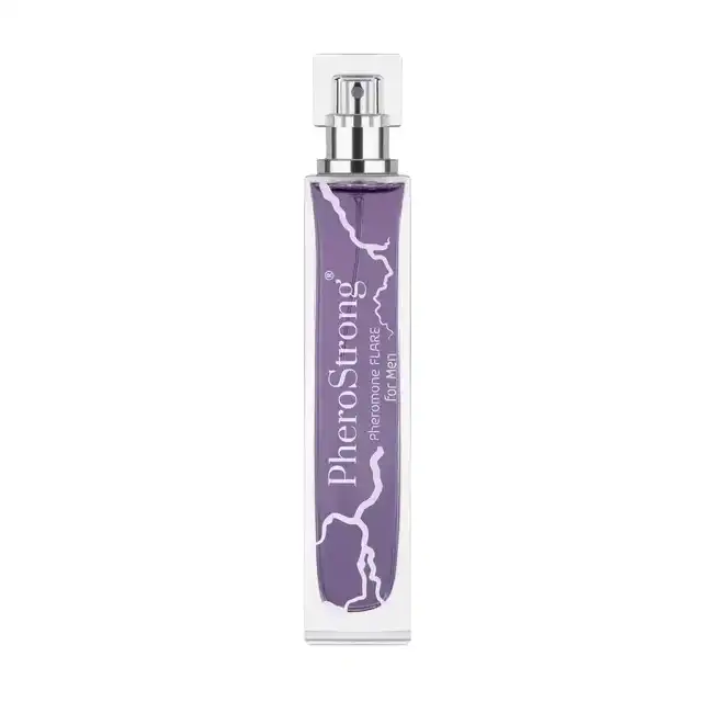 PheroStrong – Flare for Men – perfumy z feromonami dla mężczyzn 50 ml na bazie lawendy, śliwki i oud! Oszałamiające!