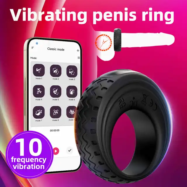 B-Series - Whirlwind Tire Vibration Cock Ring - Wibrujący pierścień erekcyjny zapewniający intensywną stymulację i dłuższą przyjemność.