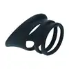 Levelz – Cock &amp; Ball Ring Set Of 4. Zestaw czterech silikonowych podwójnych ringów na penisa, różne wzory!