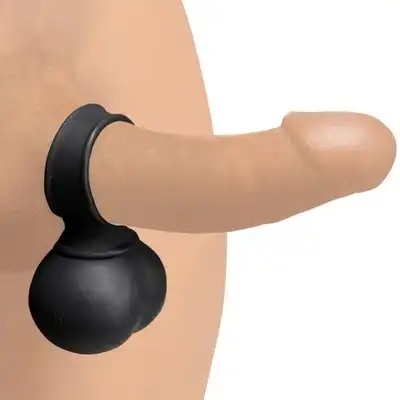 Trinity Men - 28X Vibrating Balls X-Large - Ring z wibrującymi jądrami sterowany pilotem. 4 funkcje i 7 wzorów wibracji!
