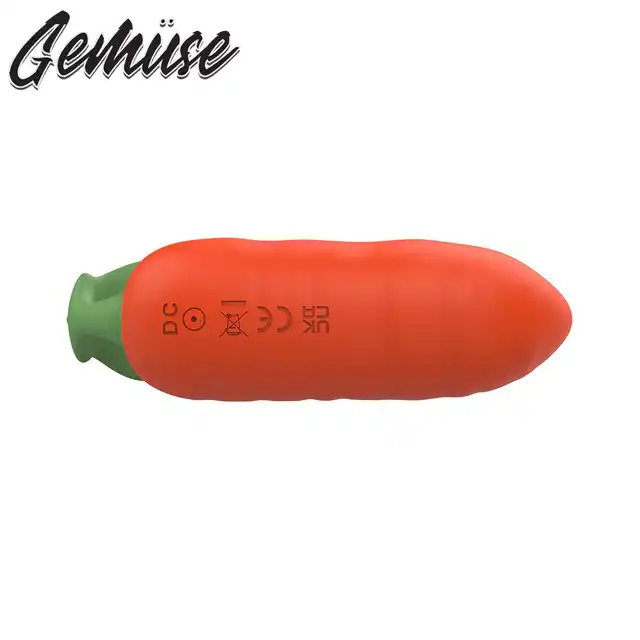 Gemüse - The Cutie Carrot. Przesłodki kompaktowy wibrator kukurydza sterowany na pilocik. 