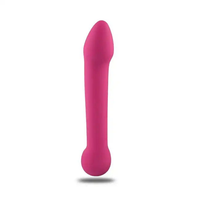 Elegance - Mister Pink - Dwustronne silikonowe dildo do stymulacji punktu G. Silikon medyczny wysokiej jakości! 18,5 cm przyjemności!