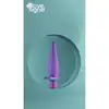 Love Signal - Tingling Touch Vibrating Anal Plug - Uroczy wibrujący korek analny w kolorze fioletowym. Ładowanie USB, wodoodporność IPX6.