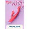 Love Signal - Double Beat Duo Vibrator - Dynamiczny wibrator do punktu G ze stymulacją łechtaczki. Wodoodporny, 2 motorki, 7 trybów wibracji.