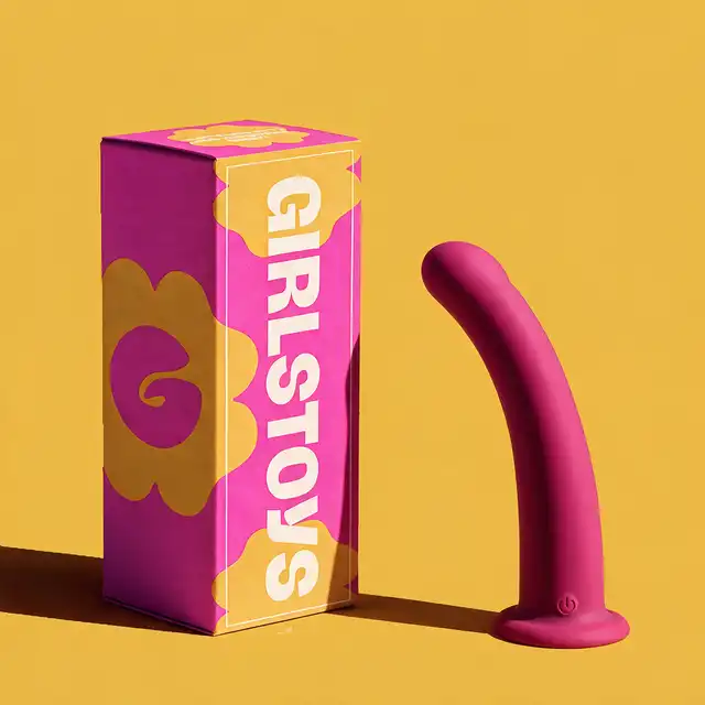 Girls Toys - Phoenix - Zakrzywiony wibrator na przyssawce z 10 funkcjami wibracji do stymulacji waginalnej lub analnej.